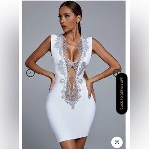 Stunning brand new bandage lace dress